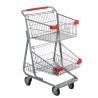 Carro de supermercado doble 100 litros
