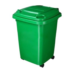 Basurero Plástico con Ruedas 50 Litros
