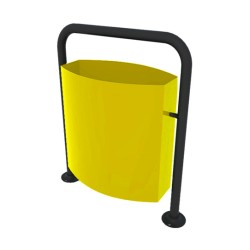 Basurero Metálico Liverpool Arco 60 Litros