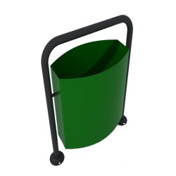 Basurero Metálico Liverpool Arco 60 Litros