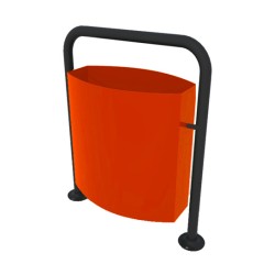 Basurero Metálico Liverpool Arco 60 Litros